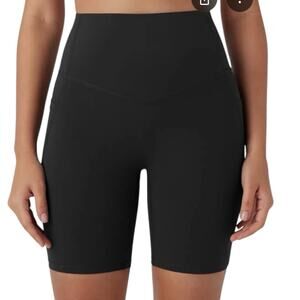 NWT Halara Ultrasculpt Black High Rise Butt Scrunch Lifting Shorts Size Small